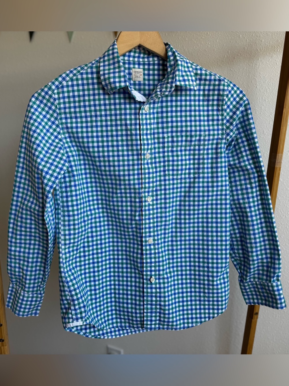 CREWCUTS | Boys' Long Sleeve Gingham Shirt